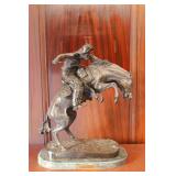 Wooley Chaps by Frederick Remington Statue