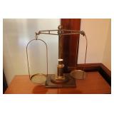 Scales of Justice Brass & Wood Scale