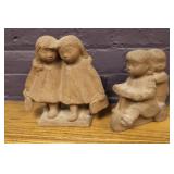 Children Pottery Figurines