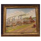 Original Oil on Canvas Ralph Law Painting