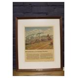 Old Steamboat Days Burlington IA Framed Print