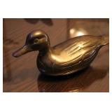 9" Brass Duck