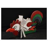 Wood Rooster Whirly Gig