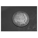 1912 Silver Barber Half Dollar