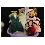 Vintage Rubber & Porcelain Dolls