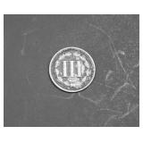 1865 Three Cent Nickel