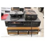 Magnavox CD Changer, Alarm Clock, & Cassettes