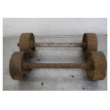Gas Engine Cart Axles
