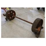 Vintage Cart Axle