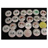 7 Ponds Antique Power Show Buttons