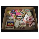 Key Chains, Patches, Ticket Stubs