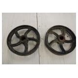 9 1/2" Cast Iron Hit & Miss Gas Engine Pulleys