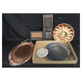 Assorted Serving Pcs. & Steak Knives