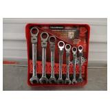 Gear Wrench SAE Flex head Ratcheting Wrench Set