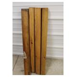 Gas Engine Cart Oak Frame Rails