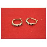 Sterling w/Sapphires Earrings