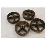 6" Cast Iron Small Engine Cart Wheels
