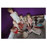 Vintage Dolls, Chest, Clothing