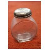 Glass Clock Candy Container