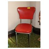 Vintage Red Kitchen Chair