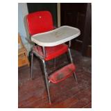 Vintage Red High Chair