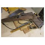 Saws, Rulers, Silver Plate Flatware