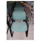Green Reception Chairs