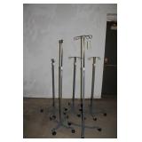 Adjustable Medical IV Poles with Rollers