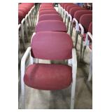Burgundy Reception Chairs