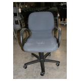 Gray Adjustable Rolling Office Chair