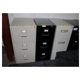 HON 4 Drawer Metal File Cabinets