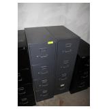 HON 4 Drawer Metal File Cabinets