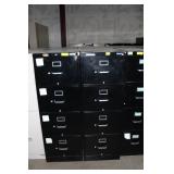 HON 4 Drawer Metal File Cabinets