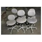 Adjustable Rolling Medical/Assistant Chairs