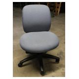 Light Blue Adjustable Rolling Office Chair