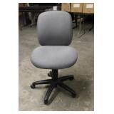 Gray Adjustable Rolling Office Chair