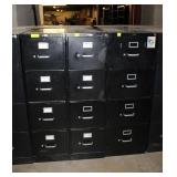 HON 4 Drawer Metal File Cabinets