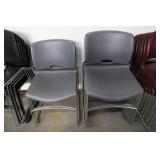 Gray Stacking All Purpose Chairs