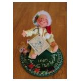 1989 Annalee Doll Society Christmas Boy