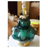 Painted Floral Table Lamp