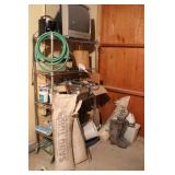 Rolling Bakers Rack w/Contents