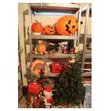 Metal Shelf, Halloween/Christmas Dï¿½cor