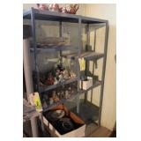 60" Metal Shelf & Contents