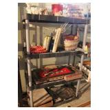 55" Poly Shelf & Contents