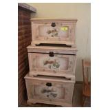 3 Decorative Trunks