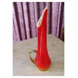 12" Hobnail Art Glass Pitcher