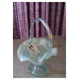 10" Fenton Hand Painted Basket