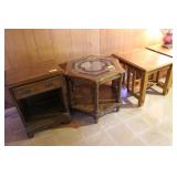 3 End Tables