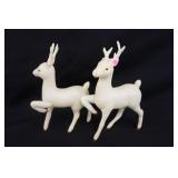 Vintage Japan Hollow White Deer