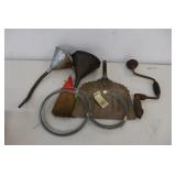 Funnels, Wire & Drill Brace